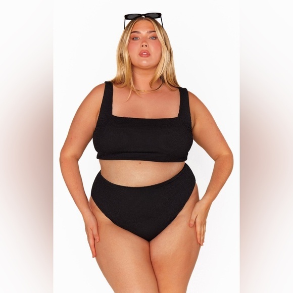 SHOW ME YOUR MUMU Sail Bottom In Black Scrunch - Picture 4 of 8